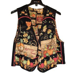 Handmade Vest XL Autumn Halloween/ Trendy Teacher